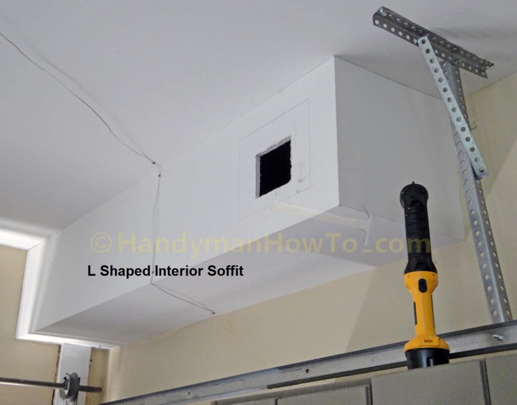 Interior Soffit Drywall Access Panel: Mark the Panel Opening
