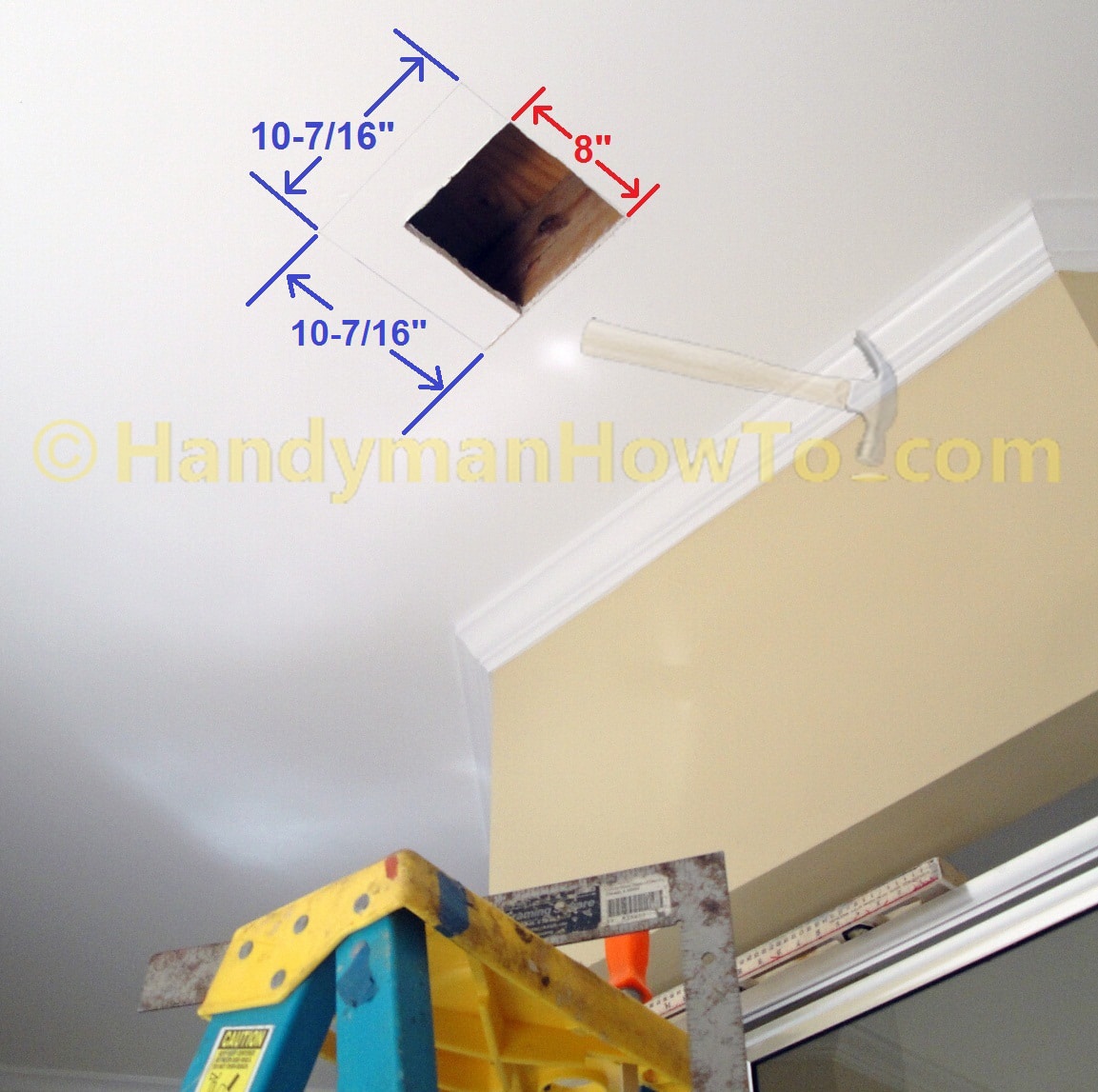 How To Replace A Bathroom Exhaust Fan And Ductwork Drywall