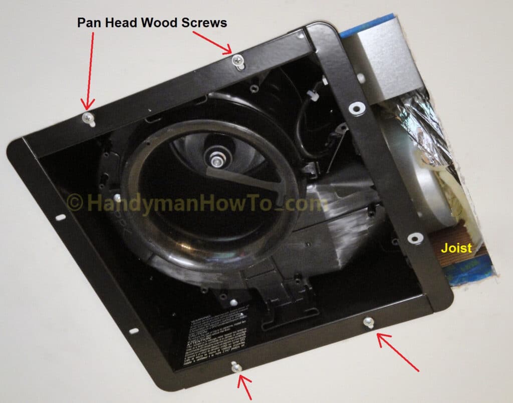 Panasonic WhisperCeiling FV-11VQ5 Vent Fan: Drywall Ceiling Installation