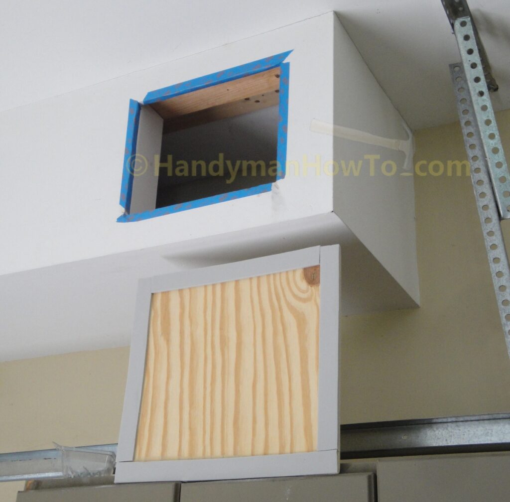 Interior Soffit: Build a Drywall Access Panel