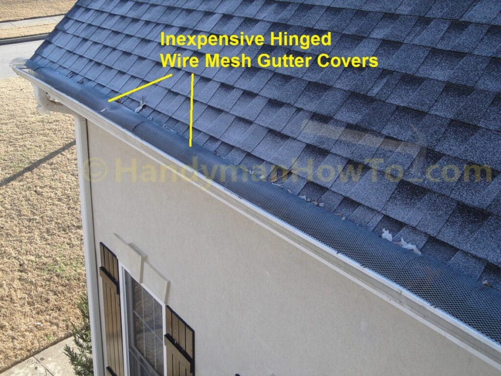 Old 5 inch Gutter and Clip-On Gutter Screens