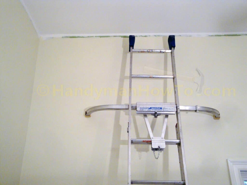 Basement Bedroom Painting: Wall and Ceiling Corner Trim
