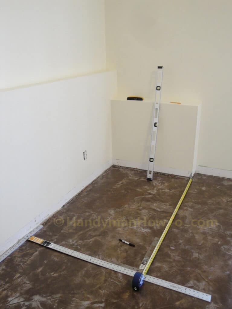 Basement Closet Construction: Closet Wall Layout