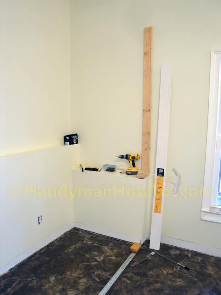 Basement Bedroom Closet Construction: Wall Plate and Sole Plate Framing