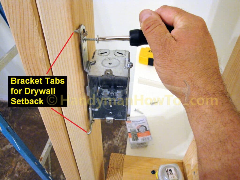 Basement Closet Construction: Light Switch Electrical Box