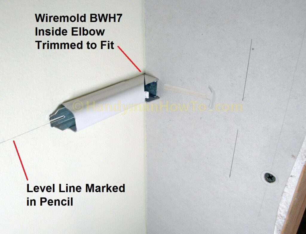 Wiremold Inside Elbow Installation Detail