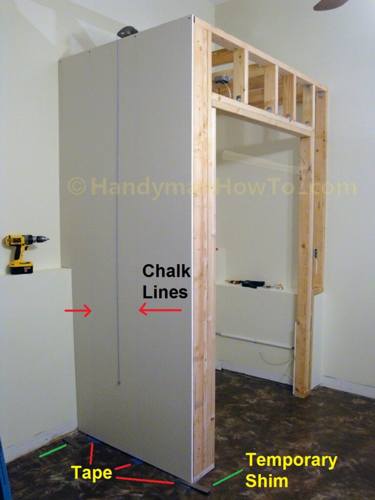 Basement Closet: Hanging the Drywall