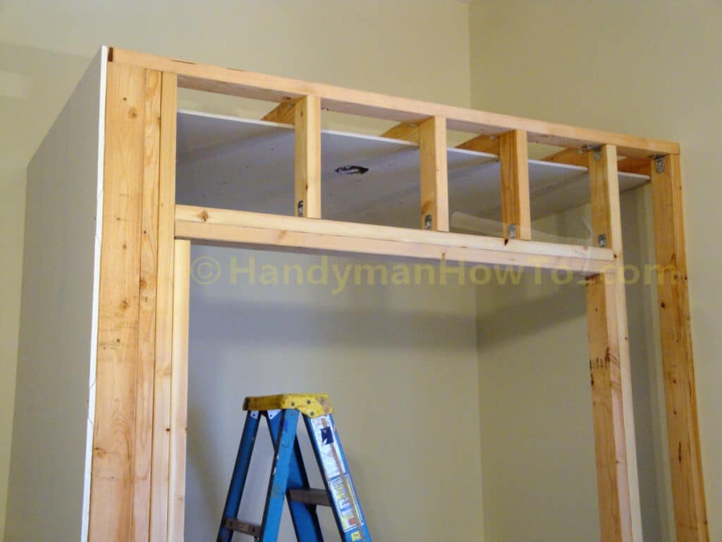 Closet Drywall Ceiling Panel Installation