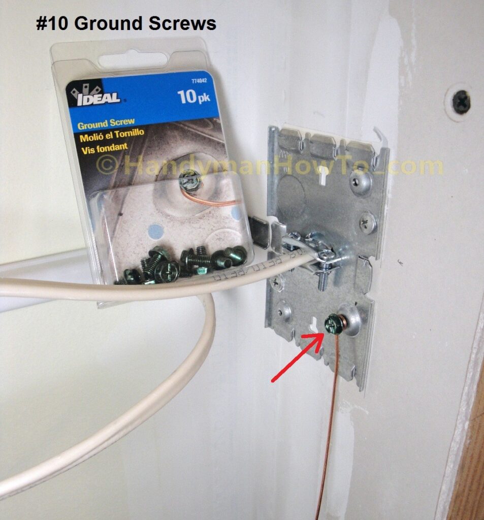 Wiremold BW35 Junction Box Wiring: #10 Ground Screw