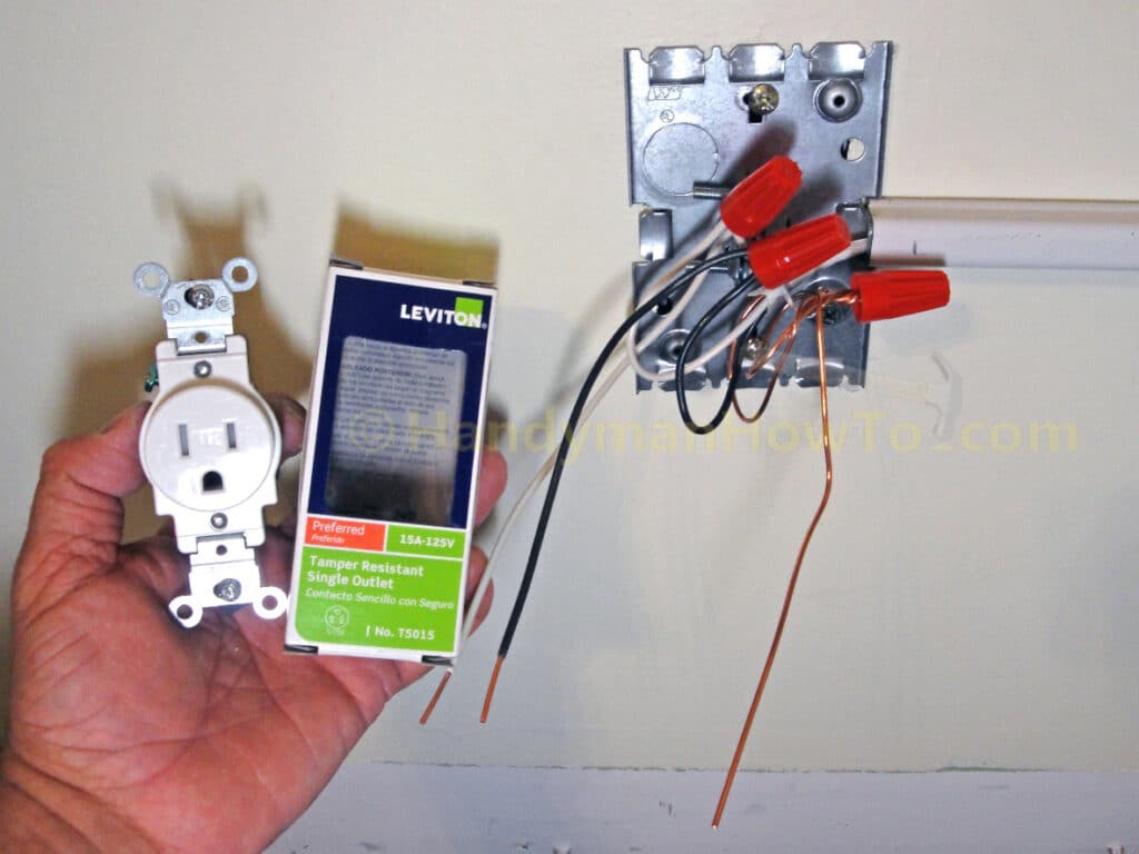 Wiremold Outlet Box and Receptacle Wiring