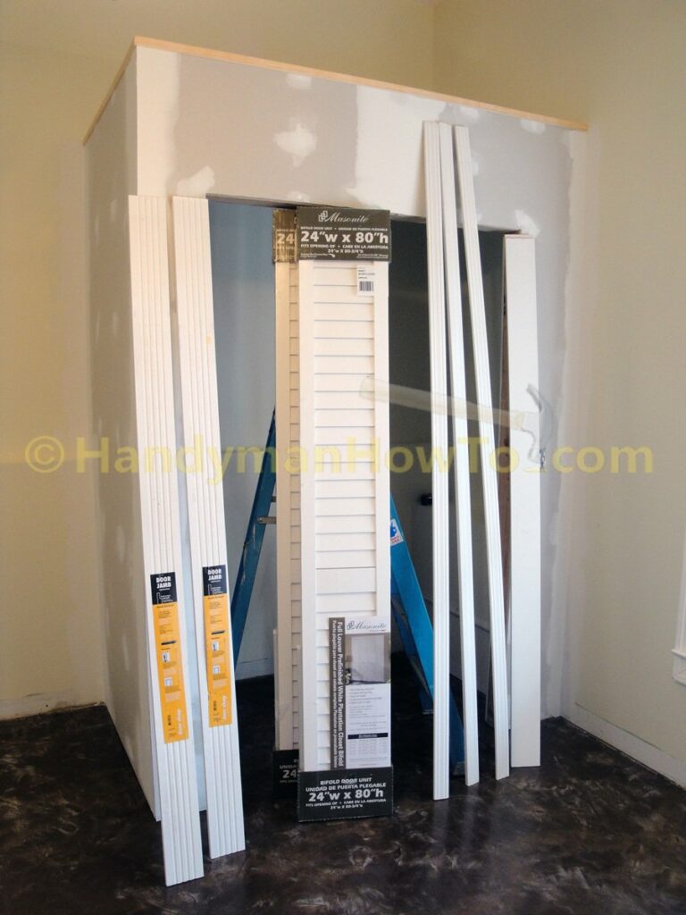 Basement Closet: Bi-Fold Doors, Door Jambs and Door Casing