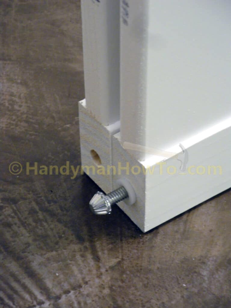 Bi-Fold Closet Door Installation: Bottom Pivot Pin