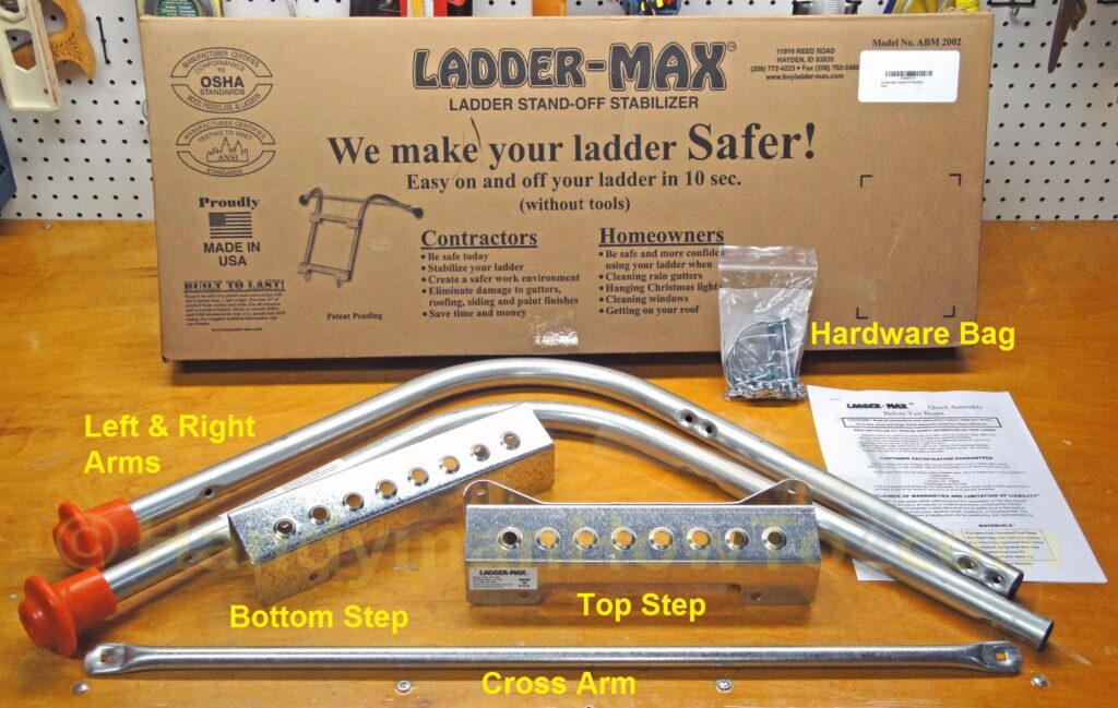 Ladder-Max Shipping Carton and Parts