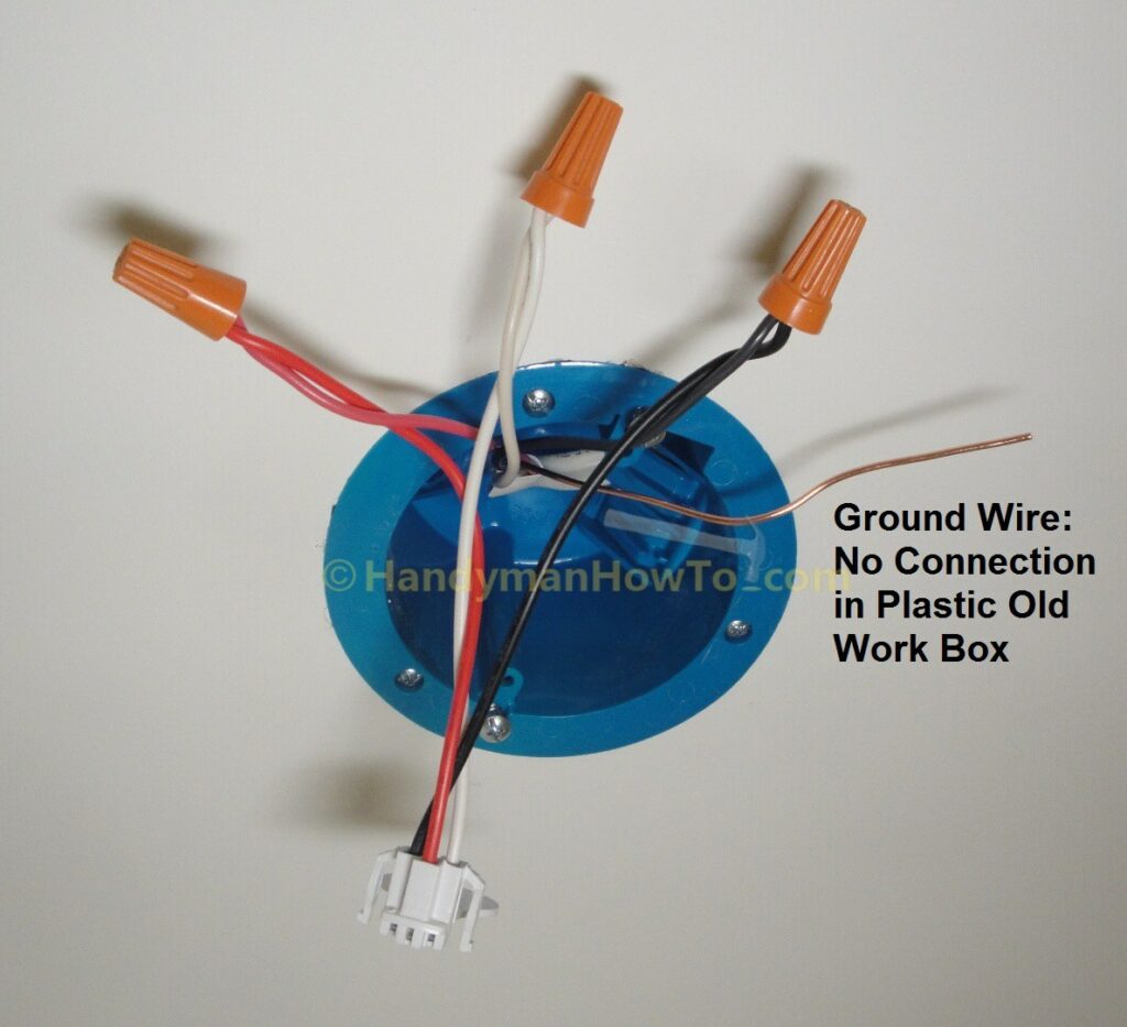 Kidde/Firex Smoke Alarm: AC Quick Connector to Ceiling Box Wiring
