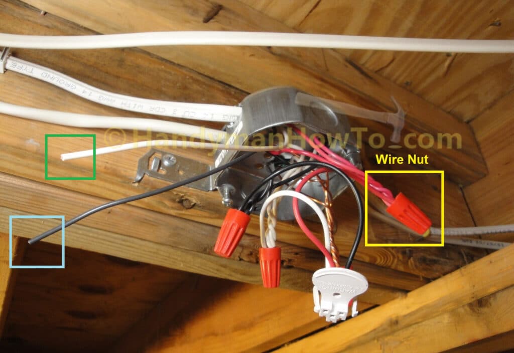 Smoke Alarm Junction Box Wiring: Wire Nut Connection