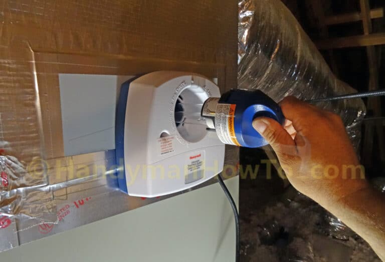 Honeywell UV100A Lamp Installation