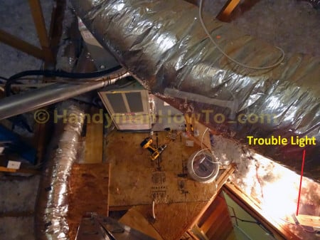 Attic Electrical Outlet Wiring: View from the Ladder