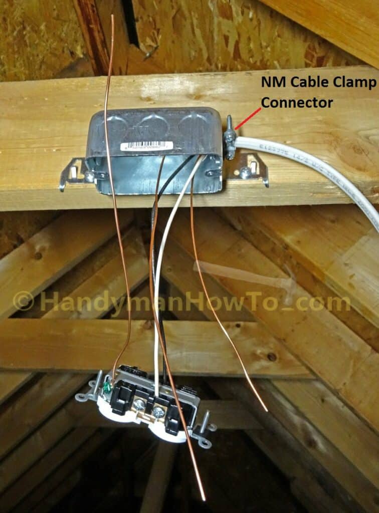 Attic Electrical Outlet Wiring: Back Wire the Outlet