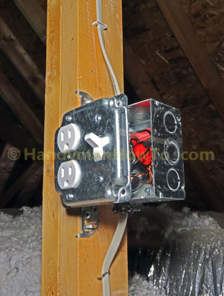 Exposed Work Cover Junction Box Wiring: Outlet and Light Switch