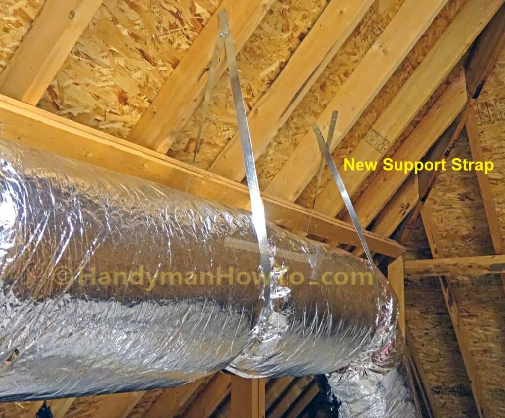 Sheet Metal Duct Support Straps