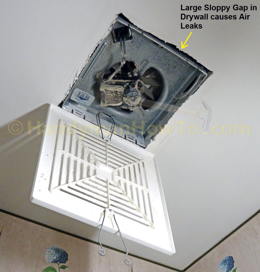 How do you install an exhaust fan through a bathroom roof?