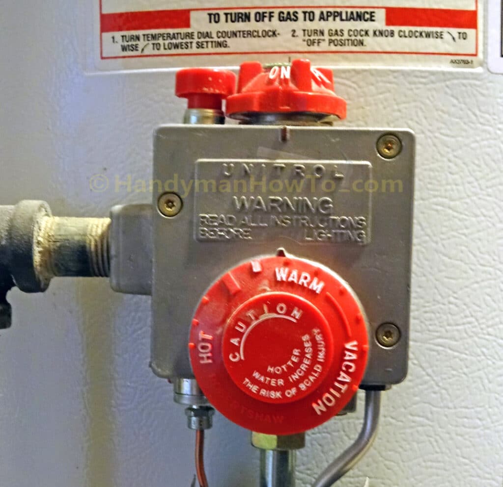 Gas Water Heater Temperature Control