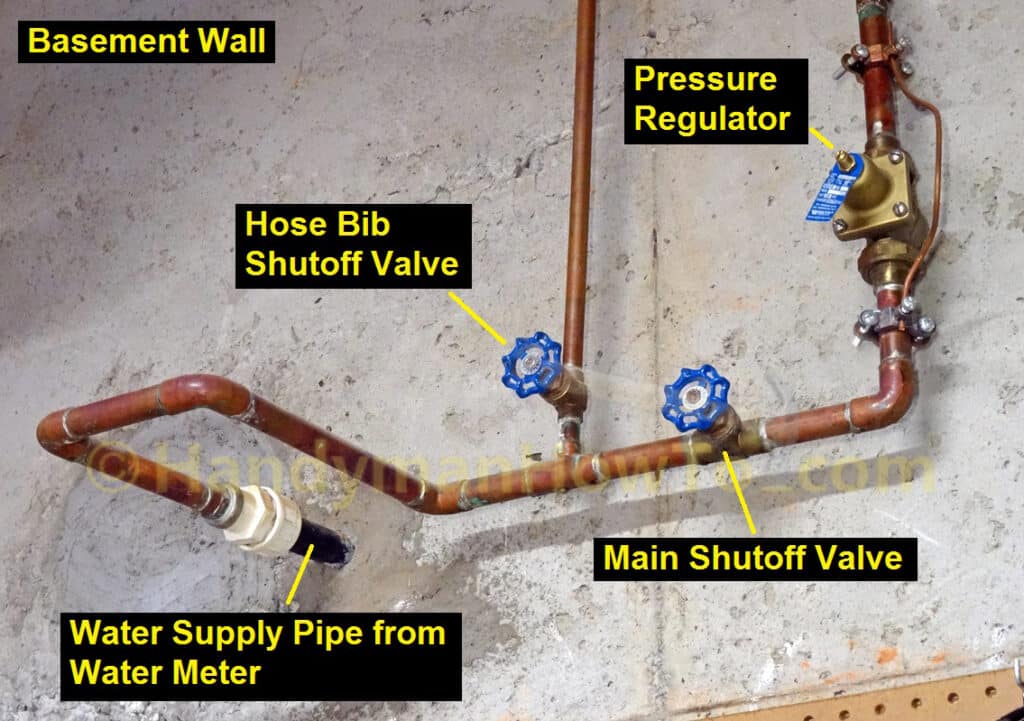 House Water Supply Shutoff Valve