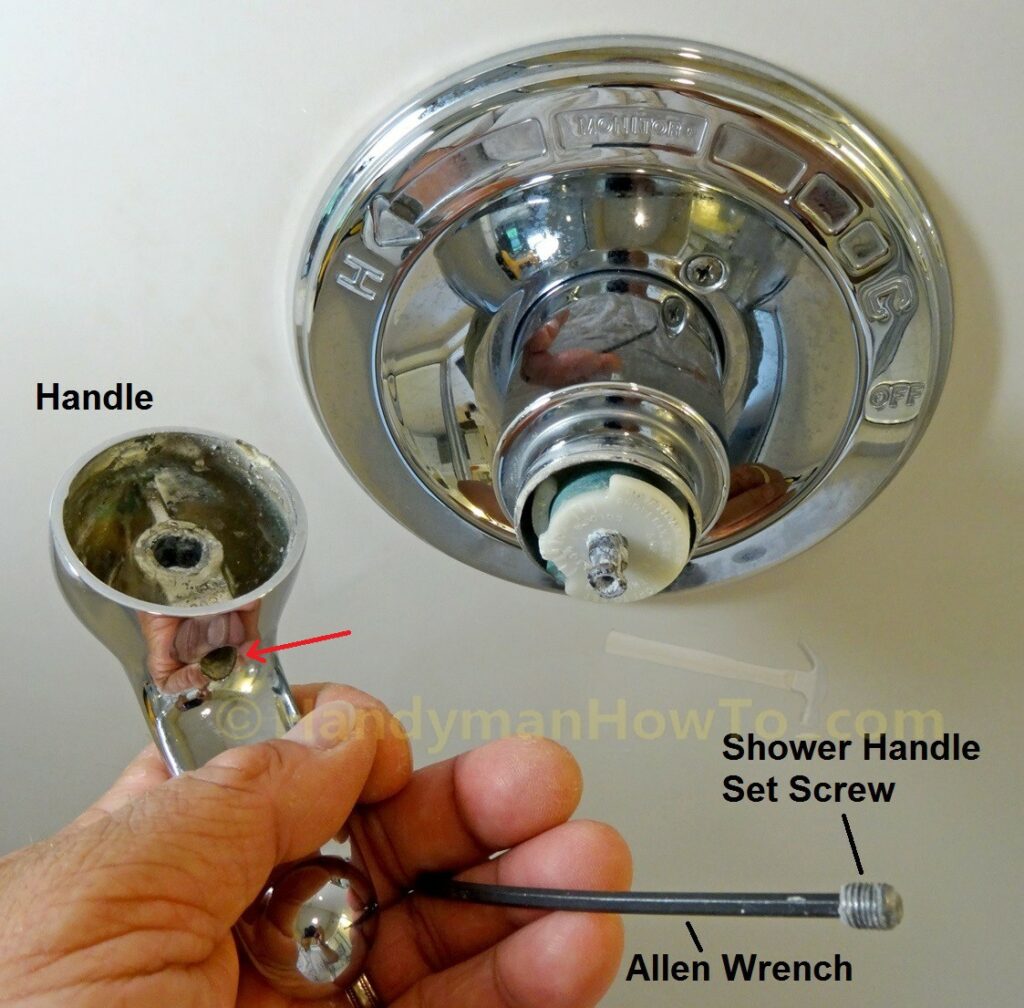 Remove the Shower Valve Handle