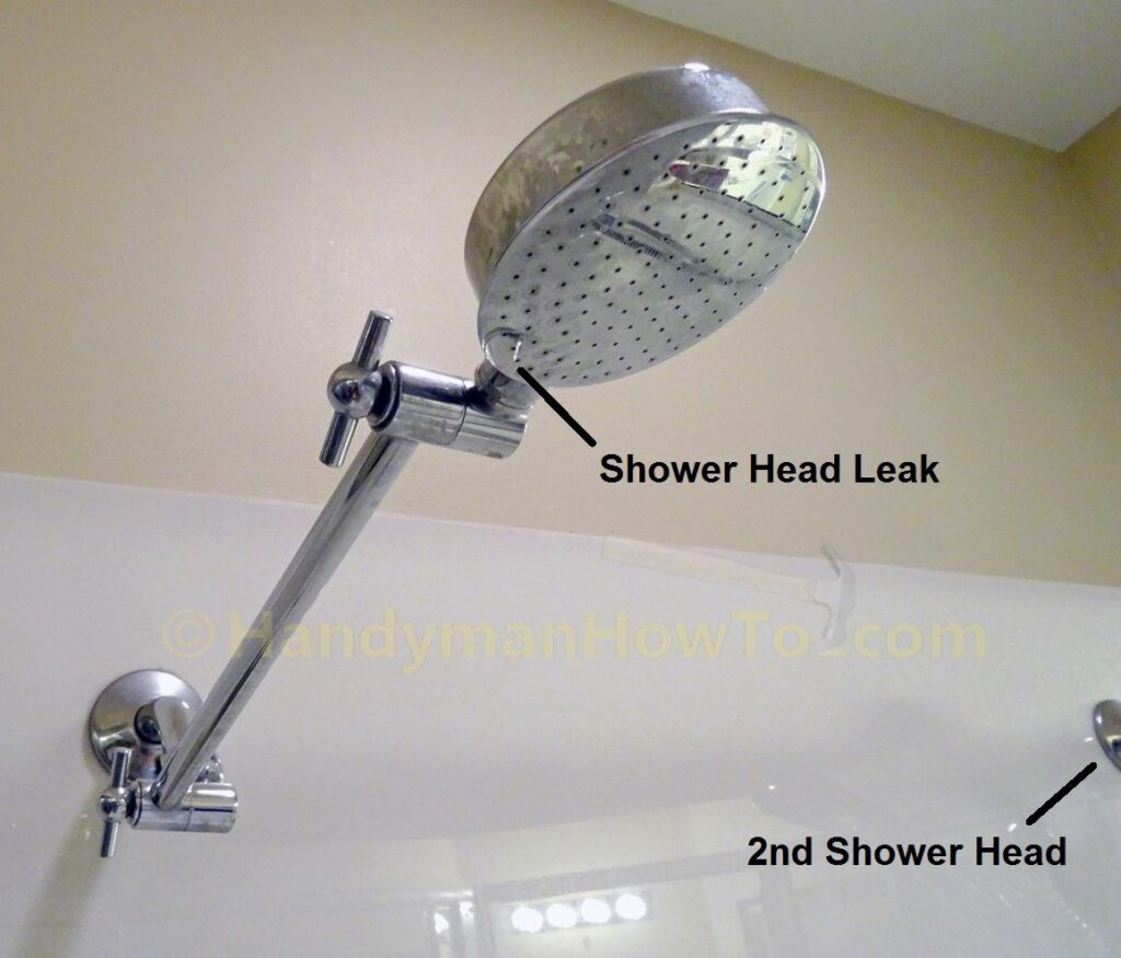 Shower Head Leak Cause by Bad Shower Valve Cartridge