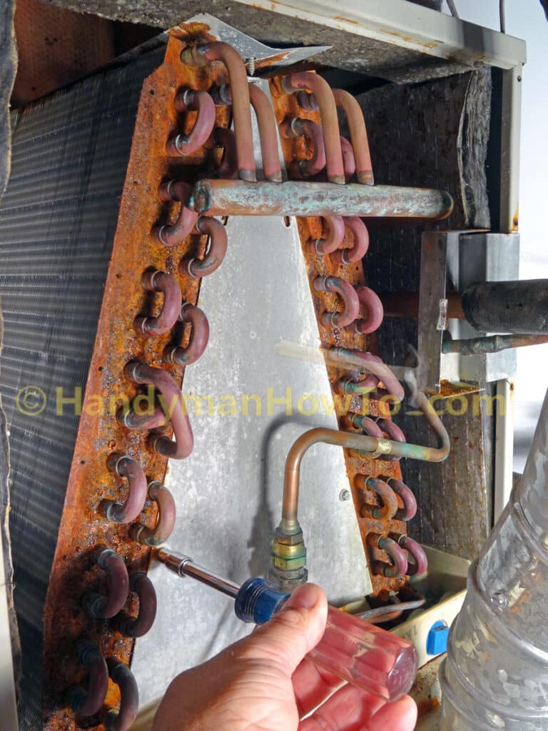 AC Evaporator Coils - Front Plate Removal with Nut Driver