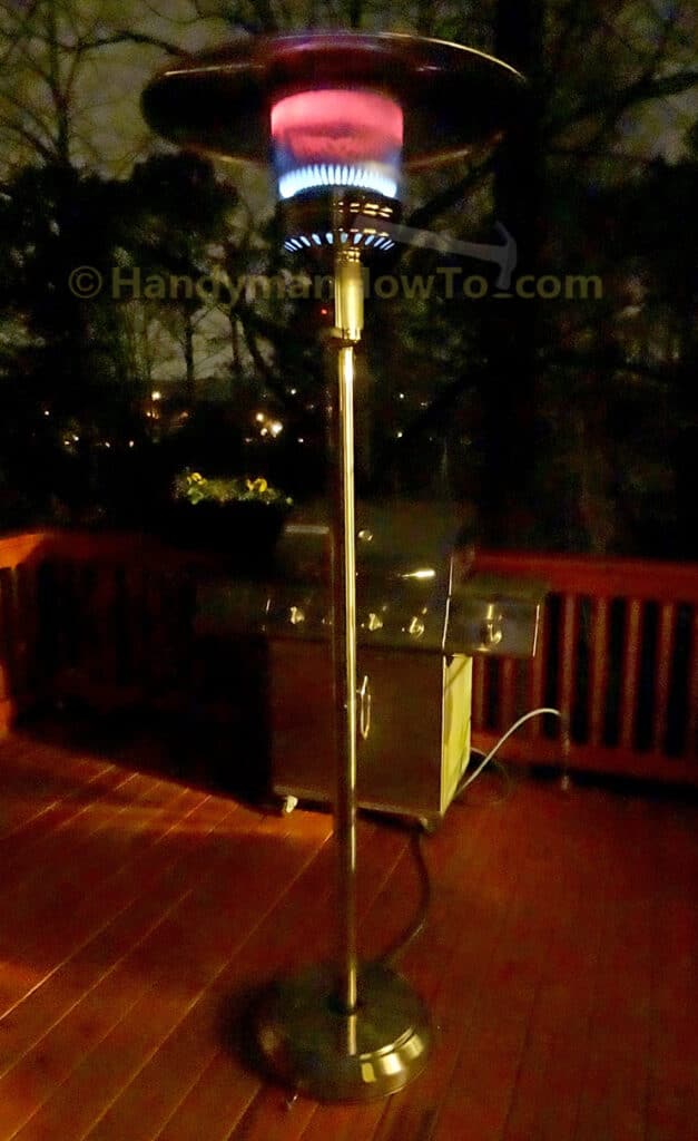 AZ Patio Heaters - Natural Gas Stainless Steel Patio Heater Burner Flame
