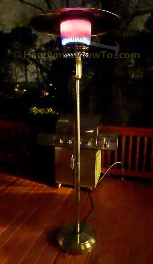 AZ Patio Heaters - Natural Gas Stainless Steel Patio Heater - Max Heat