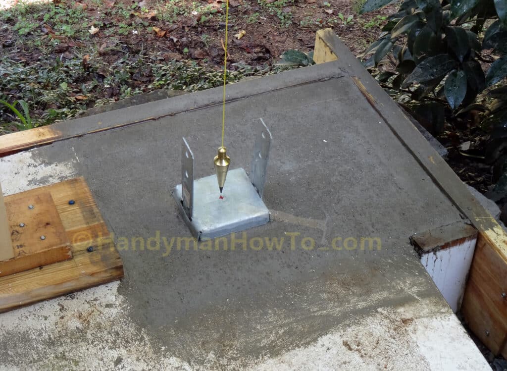 Install a Simpson Strong Tie Standoff Post Base
