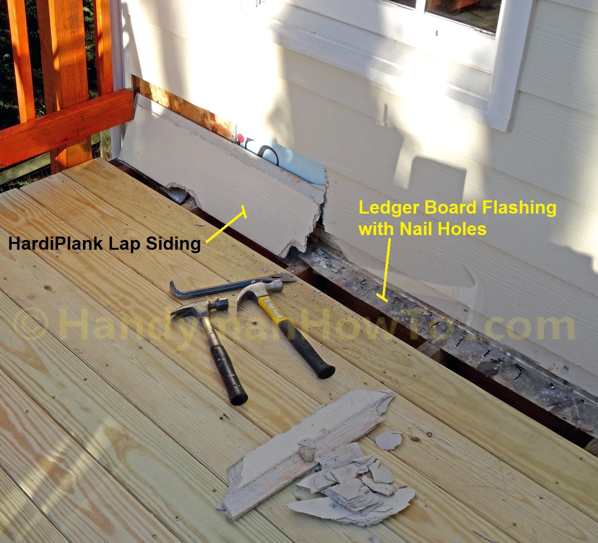 How to Replace Deck Ledger Flashing