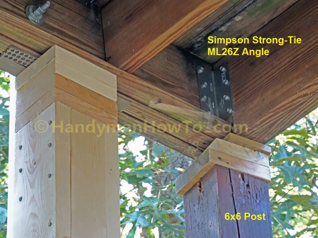 Sagging Wood Deck - Temporary Support Post after Raising Deck