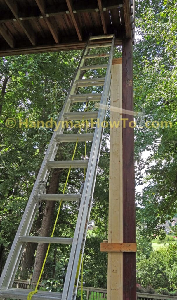 Wood Deck Repair - Jack Post Top End Detail