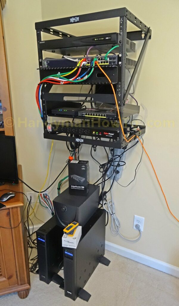 Home Network Wall Mount Rack