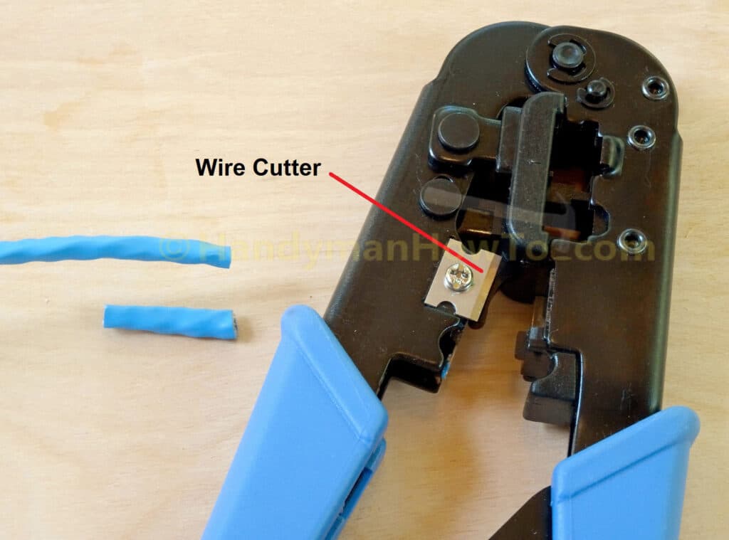 Ethernet Cable Wiring - End Cut