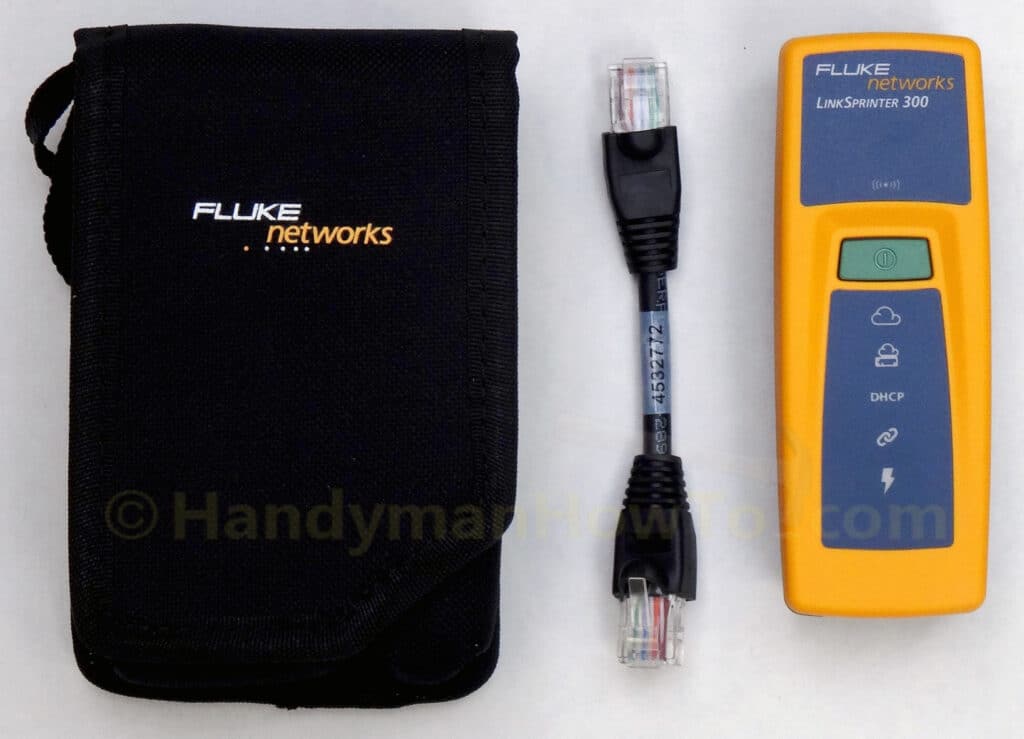 Fluke LinkSprinter 300 with Holster and Test Cable