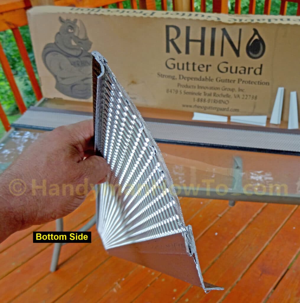 Rhino Gutter Guard - Bottom Profile
