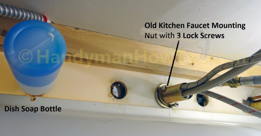 Kitchen Faucet Removal - Soap Dispenser and Faucet Mount