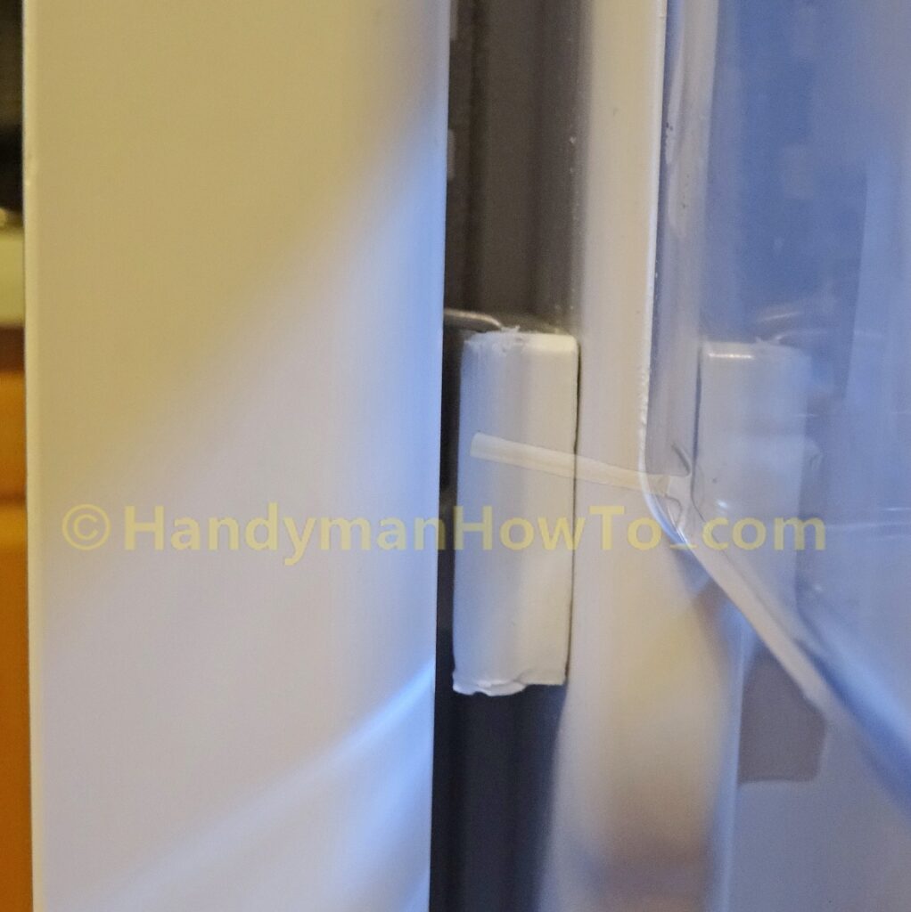 Samsung French Door Refrigerator Repair - Mullion Spring Retracts Flap