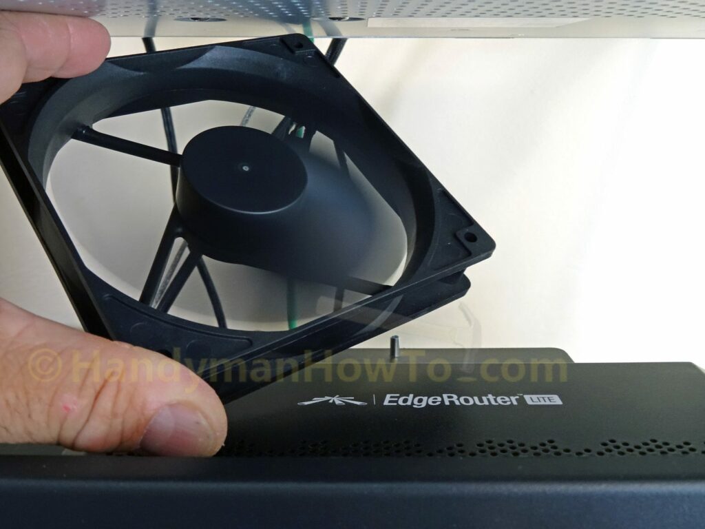 Ubiquiti EdgeRouter Lite: Coolerguys Quiet 120mm AC Powered Cooling Fan