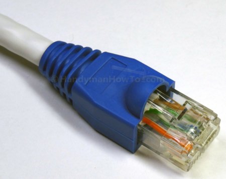 Cat6 RJ45 Ethernet Plug with Strain Relief Boot