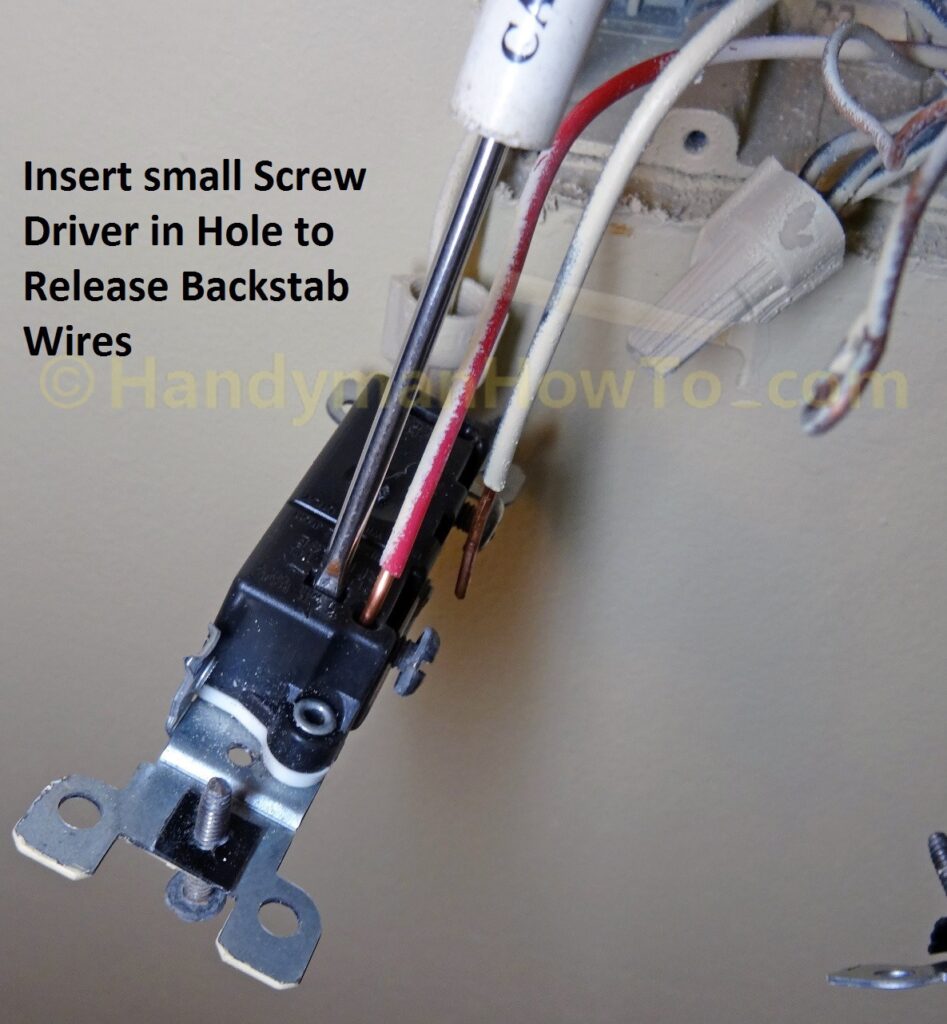 Disconnect Fan Switch Backstab Wires