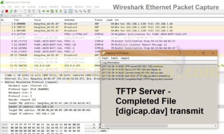 Hikvision IP Camera - TFTP Server Firmware Update Successful
