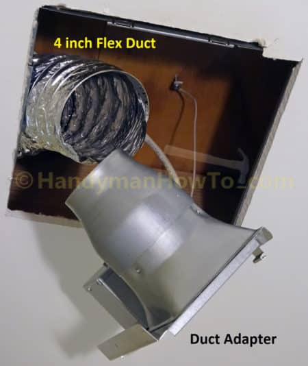Panasonic WhisperFit EZ Fan FV-08-11VFL5 Connect Flex Duct to Duct Adapter