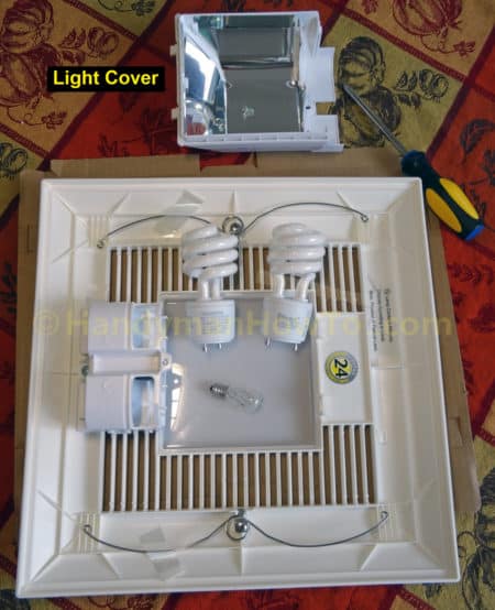 Panasonic WhisperFit EZ Fan FV-08-11VFL5 - Louver and Lights