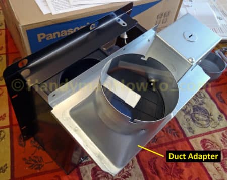 Panasonic WhisperFit EZ Fan FV-08-11VFL5 - Remove Duct Adapter