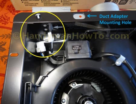 Panasonic WhisperFit EZ Fan FV-08-11VFL5 - Remove Ground Screw and Electrical Plugs
